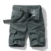 Bolubao varumärke män raka shorts sommar män utomhus solid färg last manlig casual knä längd (inget bälte) 210713