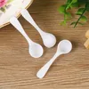 White Black Small Plastic Coffee Measuring Spoon Kitchen Tools 0 5g 1ml Milk Powder Liquid Seasoning Refillable Reusable Scoops228g