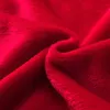 Zachte deken koraal fleece stof vaste kleur dikke worp handdoek beddengoed huis reisdekens