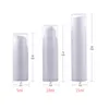5ml 10ml 15ml White Airless Lotion Pump Bottle Empty disposable Sample and Test Container Cosmetic Packaging bottles tube1213581
