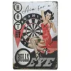 20 * 30 cm / 5 adet bir lot teneke işaretleri boyama kahve dükkanı veya barlar ve restoran pub seksi lady vintage erkekler mağara plakaları duvar sanat dekorasyon bar metal poster