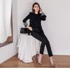 Bureau Travail Pantalon Costumes Femmes Costume Business Lady Uniforme Femme 2 pièces Ensemble Blazer Pantalon Veste Automne Hiver 210520