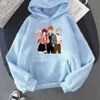 Anime Fruit Mand Print Hoodies O-hals Lente Tops Crop Top Dames Grappige Pullovers Dames Ulzzang Harajuku Sweatshirt Streetwear Y0820