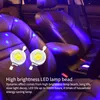 Auto Sterrenhemel Projectielamp Muziek Ritme Sfeer LED Licht USB Spraakbesturing Kleurrijke Knipperende Magische Bal Licht