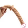 Sex Toy Massager Massage Special Super Long Dildo Big Anal Plug med Handle Two Heads Real Glans Penis Insert Vagina Adult Toys for Women Sex Dicks XXLA