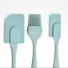 Baking & Pastry Tools Silicone Cream Scraper DIY Bread Cake Butter Spatula Mixer Oil Brush Kitchen Cooking Utensil XBJK2103