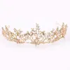 Wedding Crowns Butterfly Rhinestone Crystal Tiaras Bridal Hair Accessories Princess Headdress Handmade Gifts