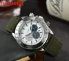 Classic Mens Watches 41mm Nylon Fabric strap Japanese movement Quartz Small Dials Die waterproof Sapphire solid Clasp President Ma275N