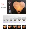 C2 3D Lampada lunare Luce notturna Lampada cuore amore USB Ricaricabile Ragazza Lampada modellante Forma remota romantica Decorazione Regalo di compleanno Y0910