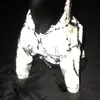 Lichtgevende reflecterende huisdierjassen winddicht regendicht hond jassen kleding teddy schnauzer bulldog kat honden regenjassen kleding