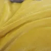 Yatak Takımları Sevimli Ayı Kulak Sarı Pembe Gri Mavi Polar Kumaş Kış Kız Set Yumuşak Kadife Nevresim Çarşaf / Keten Yastıklar