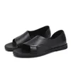 Summer Men Sandals Wysokiej jakości Skórzane Męskie Przypadkowe Buty Soft Beach Buty Na Zewnątrz Kapcie Wygodne Mężczyźni Buty Zapatos Hombre 210615