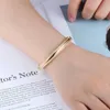 Bobas 2019 Nouveau Titane Acier Givré Côté Cristal Bracelets Bracelets Bijoux Unique Conception Ronde Charme Bracelet pour Hommes / Femmes Q0719