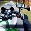 Untoom vattentät motorcykel motorcykelhållare mobiltelefon monteringsfäste scooter backview spegel stativ xiaomi