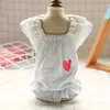 Spirng Summer Dog Clothes Lace Doll Shirt Warm For Small Dogs Costumes Coat Jacket Puppy Pets Outfits T200710208O