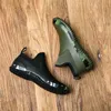 Mens Rubber Waterproof Shoes Non-slip Waterproof Neoprene Rain Boots Slip On Resistance Garden Rain Shoes Safety Work Footwear