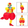 Mascot CostumesAdult Purim Clown Inflatable Costumes Clothes Halloween Costume Funny Droll Carnival Party Role Play Suit for Man WomanMasco