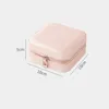 Storage Box Travel Jewelry Boxes Organizer PU Leather Display Ear stud earrings ring Case Necklace Rings Holder Gift Ocean freight WMQ668