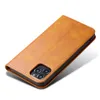 Flip phone case for iPhone12Pro MAX 11 calf pattern leather case