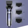 LED Electric Shaver USB Rechargeable Beard Trimmer Shaving Machine for Men Beard Razor Wet-Dry Dual Use Washable Hair Clipper P0817