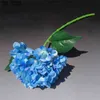 Gifts for women YO CHO Hydrangea Plant Silk Artificial Flower Hydrangea Branches Blue For Home Wedding Party Decoration Fake Hydrangea Ornaments