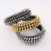 Full Rivet Covered Headband Sponge Hair Bands Women Hair Accessories Daily Party Headwear