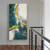 Abstract Green Golden Modern Home Decor Nordic Posters Canvas Painting Wall Art Picture For Living Room Prints Indoor Decoration