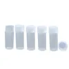 Mini plastic packing bottles 5g transparent plastic powder bottle sample bottle storage container with sealed lid 624 R2