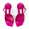 2021S Дизайнерские свадьбы Вечерняя Обувь Азиа Гладиатор Сандалии Обувь для женщин Высокие каблуки ОТКРЫТЫЙ ОТКРЫТЫЙ ДОЕКС ИСКЛЮЧИТЕЛЬНЫЙ Леди Насосы EU35-43, с коробкой