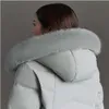 Premium women's leading winter pike suit fur hooded down jacket fashion coat