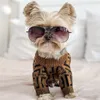 JHDISI Autunno Inverno Vestiti per animali Lettera alla moda Ricamo Cucciolo Animali domestici Maglione Luxurys Designer Pet Dog Clohes 13 T