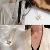 Sumeng Fashion Ювелирные Изделия Девушка Подарок KPOP Pearl Choker Ожерелье Симпатичные Двухслойные Цепи Подвеска Для Женщин