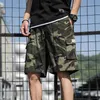 ミリタリーカーゴショーツ男性夏本迷彩純綿ブランドの服快適な男性の戦術迷彩貨物ショートパンツx0705