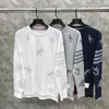 Män Sweatshirt Kvinnor Hoodies Amerikansk Stripe Dekoration Vinter Mode Casual Bomull Vit Animal Mönster Långärmad Skateboardskjorta Skriv ut