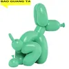 Bao guang ta art caca chien art sculpture résine artisanat abstrait ballon animal figurine statue décor intérieur valentin039s cadeau r13401537