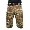 Wojskowe szorty taktyczne Mężczyźni Kamuflaż Swat Krótkie spodnie męskie Multi-Pocket Casual Cargo Male Odzież Camo Armia Szkolenie