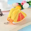 Mini peluche per bambini portamonete portachiavi ciondolo cerniera ragazza frutta triangolo mony borsa cavo auricolare borsa cartone animato regalo per bambini