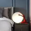 Noordse creatieve persoonlijkheidsmodel Tafellampen woonkamer slaapkamer bureau bed lamp round ball humanoid sculptuur decoratief licht