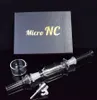 Hot Mini Nectar Collector Kit Smoking 10mm Nector Collectors Dab Straw Oil Rigs Micro NC Kits Glass Water Pipe Titanium Tip