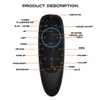 G10BTS Air Souris IR Apprendre Gyroscope Bluetooth 5.0 Sans fil Infrared G10S Télécommande pour la boîte à télévision Android