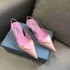Top Quality Sexy Women Transparent Dress Shoes Limited Edition Heel Business Affairs Shoe Comfort Beading Buckle Ribbons Rivets with