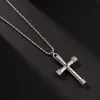Vine Goth Pendant Necklaces Jewelry Charm Antique Silver Color Religious Necklace Women Men Chains8754030