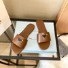 2023 Luxuries designer Men's Women's Slippers Sandals Shoes Slide Summer Fashion Wide Flat Flip Flops Beach Slippers size 35-41