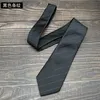 Bow Ties Classic 8 cm svart slips för män Kvinnor Formella affärsbröllopsläckar av hög kvalitet klänning för män