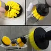 Detailing Set es Power Scrubber Drill Brush For Car Leather Air Vents Rim Cleaning Dirt Dust Clean Tools