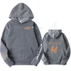 2021 Jesień Winter Formuła Jeden Racer Lando Norris F1 McLaren Team Racing Fans Bluza Drużyna Mężczyźni / Kobiety Oversized Bluzy G1007