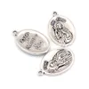 100pcs Antique Silver Alloy San Judas Tadeo Charm Pendants For Jewelry Making Bracelet Necklace DIY Accessories 16.5x25.5mm A-450