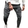Męskie spodnie spodnie dresowe Multi-kieszonkowe Przyjazne skóry Bawełniane Joggers Casual Fitness Men Sportswear Dressuit Spodnie