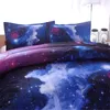 Beddengoed stelt een mooie nacht Galaxy Buiter Compforter 3D -geprinte quilt set voor kinderen Boy Girl Teen Kids