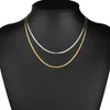 Choke Neckalce For 2021 Stainless Steel Women Short Necklace Party Jewelry Gifts Fashion Chain , 1 Piece